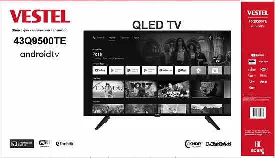 Телевизор 43Q9500TE