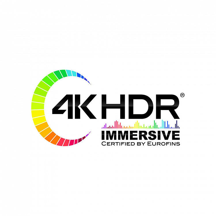 Сертификат Eurofins 4K HDR Immersive